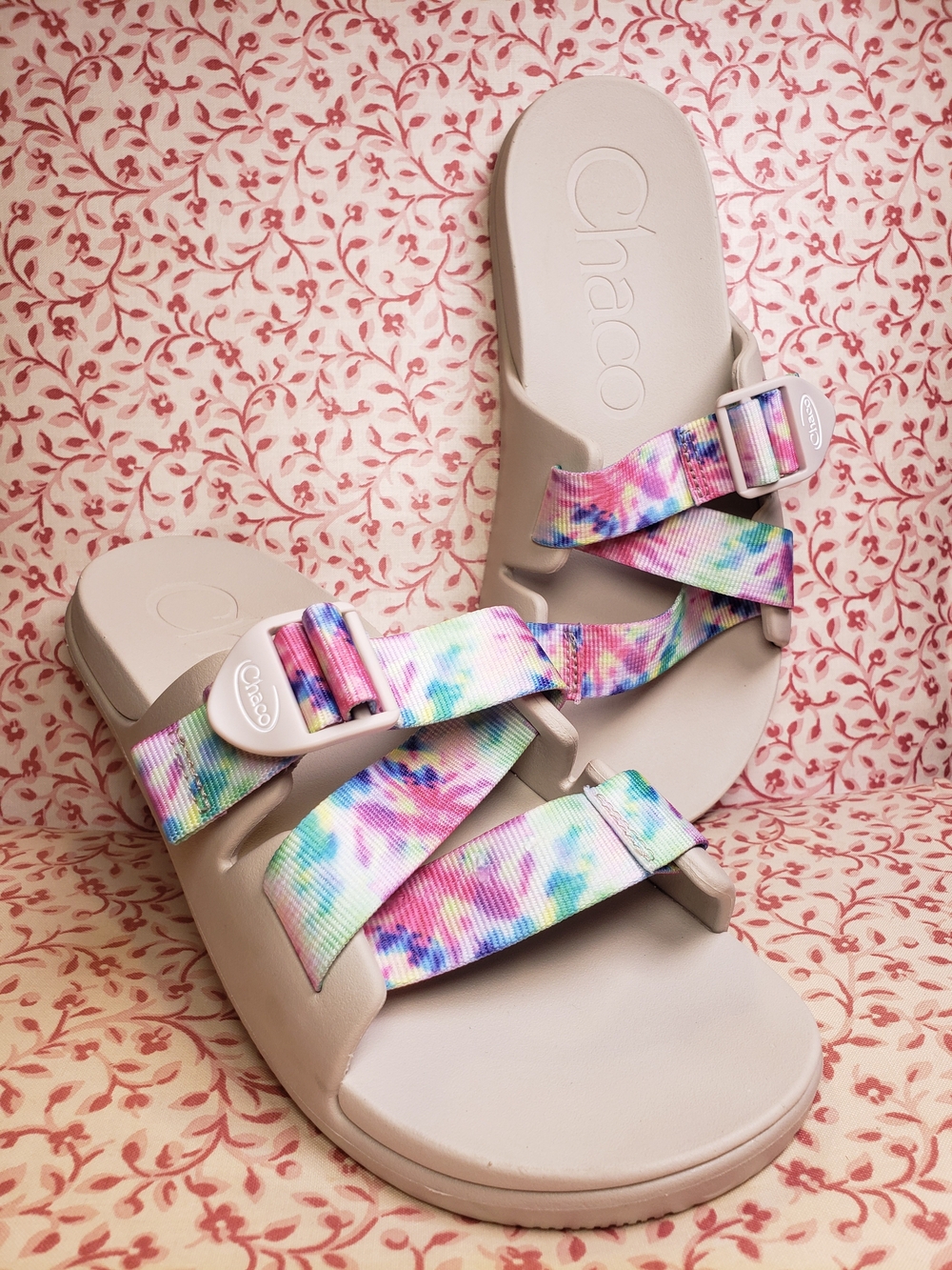 Chaco Tie Dye Strap Chillos Slide Sandal